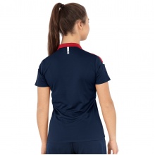 JAKO Sport Polo Champ 2.0 (100% Polyester) navy/red Women