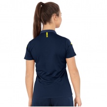 JAKO Sport Polo Champ 2.0 (100% Polyester) navy/blue/yellow Women