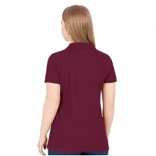 JAKO Leisure Polo Organic Pique (Organic Cotton, 200g/m2) Burgundy Women