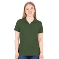 JAKO Leisure Polo Organic Pique (Organic Cotton, 200g/m2) Olive Green Women