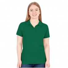 JAKO Leisure Polo Organic Pique (Organic Cotton, 200g/m2) Green Women