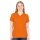 JAKO Leisure Polo Organic Pique (Organic Cotton, 200g/m2) Orange Women