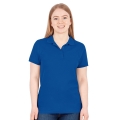 JAKO Leisure Polo Organic Pique (Organic Cotton, 200g/m2) Royal Blue Women