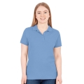 JAKO Leisure Polo Organic Pique (Organic Cotton, 200g/m2) light blue Women