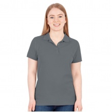 JAKO Leisure Polo Organic Pique (Organic Cotton, 200g/m2) Dark Grey Women