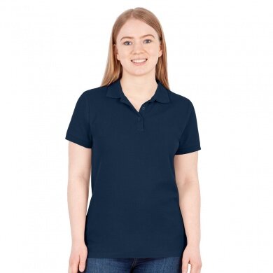 JAKO Leisure Polo Organic Pique (Organic Cotton, 200g/m2) Dark Blue Women