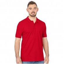 JAKO Leisure Polo Organic Pique (Organic Cotton, 200g/m2) red Men