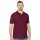 JAKO Leisure Polo Organic Pique (Organic Cotton, 200g/m2) Burgundy Men