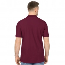 JAKO Leisure Polo Organic Pique (Organic Cotton, 200g/m2) Burgundy Men