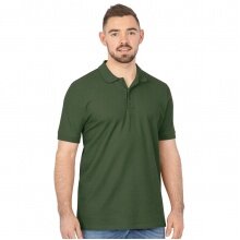 JAKO Leisure Polo Organic Pique (Organic Cotton, 200g/m2) Olive Green Men