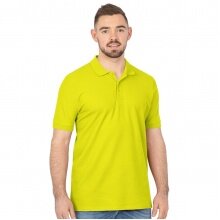 JAKO Leisure Polo Organic Pique (Organic Cotton, 200g/m2) Lime Green Men