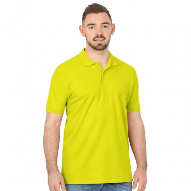 JAKO Leisure Polo Organic Pique (Organic Cotton, 200g/m2) Lime Green Men