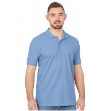 JAKO Leisure Polo Organic Pique (Organic Cotton, 200g/m2) light blue Men