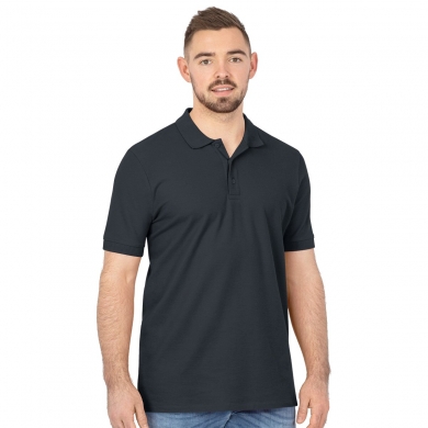 JAKO Leisure Polo Organic Pique (Organic Cotton, 200g/m2) anthracite/grey Men