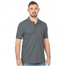 JAKO Leisure Polo Organic Pique (Organic Cotton, 200g/m2) Dark Grey Men