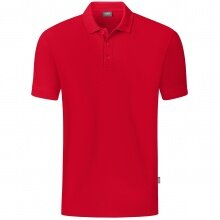 JAKO Leisure Polo Organic Pique (Organic Cotton, 200g/m2) red Boys