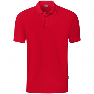 JAKO Leisure Polo Organic Pique (Organic Cotton, 200g/m2) red Boys