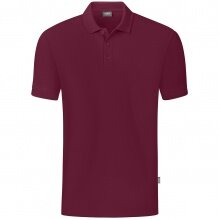 JAKO Leisure Polo Organic Pique (Organic Cotton, 200g/m2) burgundy Boys