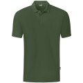 JAKO Leisure Polo Organic Pique (Organic Cotton, 200g/m2) Olive Green Boys