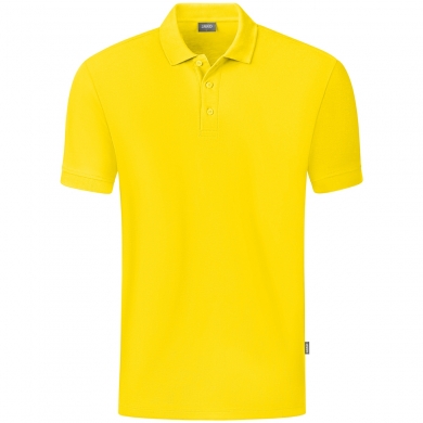 JAKO Leisure Polo Organic Pique (Organic Cotton, 200g/m2) yellow Boys