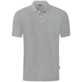 JAKO Leisure Polo Organic Pique (Organic Cotton, 200g/m2) light grey Boys