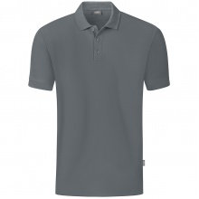 JAKO Leisure Polo Organic Pique (Organic Cotton, 200g/m2) Dark Grey Boys