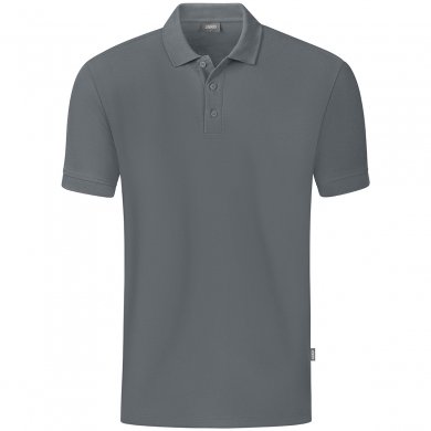 JAKO Leisure Polo Organic Pique (Organic Cotton, 200g/m2) Dark Grey Boys