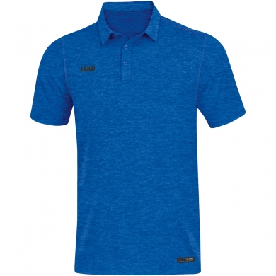 JAKO Sport/Leisure Polo Premium Basics (Polyester-Stretch-Jersey) blue mottled Men