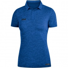 JAKO Sport/Leisure Polo Premium Basics (Polyester-Stretch-Jersey) blue mottled Women