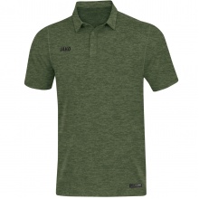 JAKO Sport/Leisure Polo Premium Basics (Polyester-Stretch-Jersey) khaki/green mottled Men