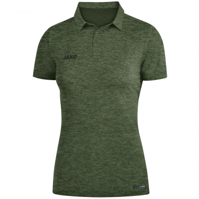 JAKO Sport/Leisure Polo Premium Basics (Polyester-Stretch-Jersey) khaki/green mottled Women