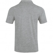 JAKO Sport/Leisure Polo Premium Basics (Polyester-Stretch-Jersey) light grey mottled Men