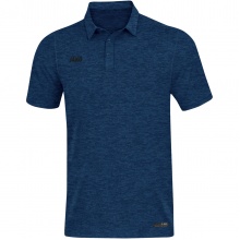 JAKO Sport/Leisure Polo Premium Basics (Polyester-Stretch-Jersey) dark blue mottled Men