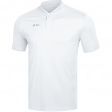 JAKO Sport Polo Prestige (100% Polyester Jacquard) white Men