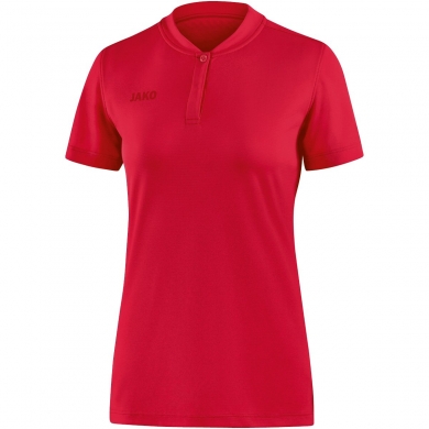 JAKO Sport Polo Prestige (100% Polyester Jacquard) red Women