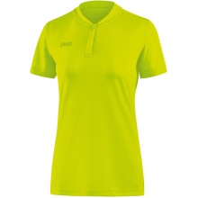 JAKO Sport Polo Prestige (100% Polyester Jacquard) lime green Women