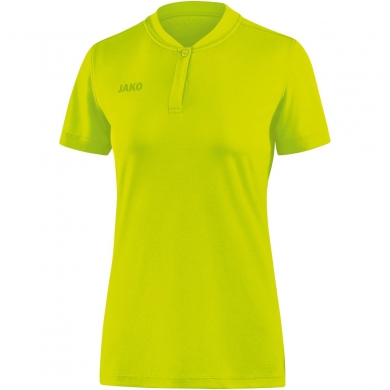 JAKO Sport Polo Prestige (100% Polyester Jacquard) lime green Women