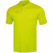 JAKO Sport Polo Prestige (100% Polyester Jacquard) lime green Men