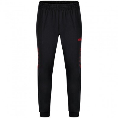 JAKO Training Pants (Polyester Pants) Challenge (100% Polyester) long black/red Boys