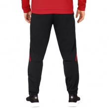 JAKO Training Pants (Polyester Pants) Challenge (100% Polyester) long black/red Men