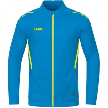 JAKO Polyester Jacket Challenge - Side Pockets, Modern Look Light Blue/Yellow Boys/Girls