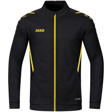 JAKO Polyester Jacket Challenge - Side pockets, modern black/yellow design for boys/girls