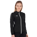 JAKO Polyester Jacket Challenge - Side Pockets, Modern Look - Black/White Women