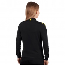 JAKO Polyester Jacket Challenge - Side Pockets, Modern Look - Black/Yellow Women