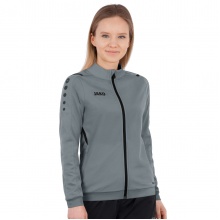 JAKO Polyester Jacket Challenge - Side Pockets, Modern Look - Dark Grey Women