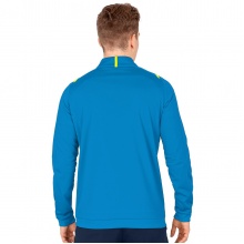 JAKO Polyester Jacket Challenge - Side Pockets, Modern Look - Light Blue/Yellow Men