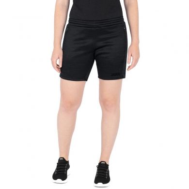 JAKO Training Shorts Short Challenge - sporty cut, mélange look - black mottled Women