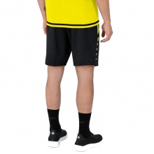 JAKO Sports Shorts Competition 2.0 with Zipper Short Black/Neon Yellow Men