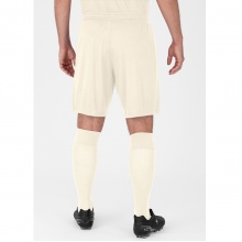 JAKO Sports Trousers World (Polyester Interlock, without inner slip) short cream white Men