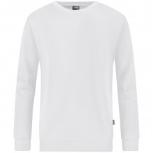 JAKO Long Sleeve Sweat Organic (Leisure, Organic Cotton) White Men